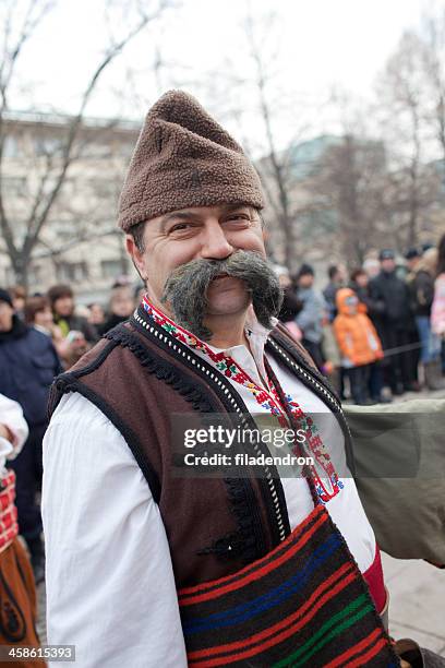 kukeri - bulgarians stock pictures, royalty-free photos & images