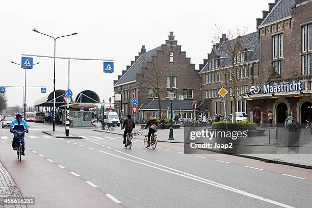 railroad and bus station maastricht - maastricht stock pictures, royalty-free photos & images