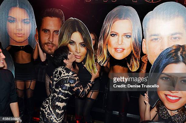 Kris Jenner celebrates her birthday at 1 OAK nightclub at the Mirage Hotel and Casino on November 7, 2014 in Las Vegas, Nevada.