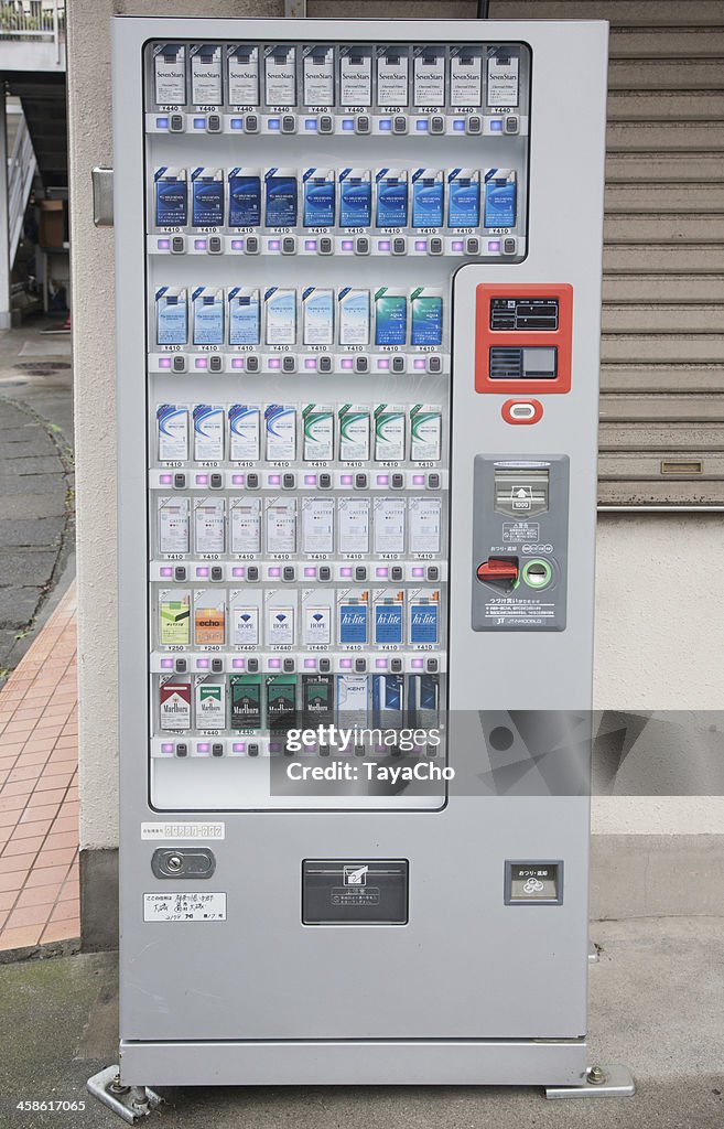 Japan Tabacco Cigarette Vending Machine High-Res Stock Photo - Getty Images
