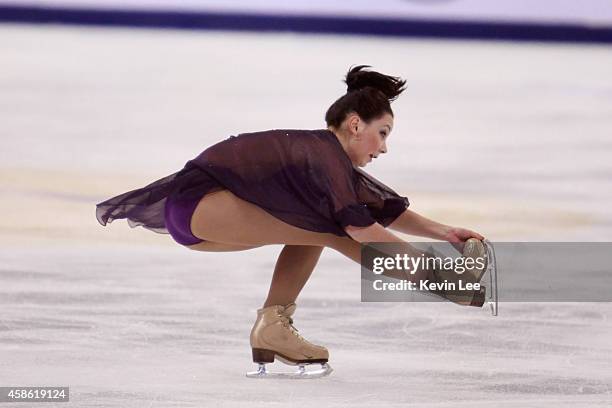 Elizaveta Tuktamysheva of Russia skates in Ladies Free Skating during the Lexus Cup of China 2014 on November 8, 2014 in Shanghai, China.