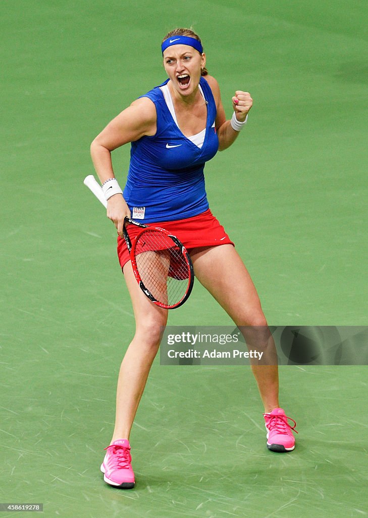 Czech Republic v Germany - Fed Cup Final Day 1