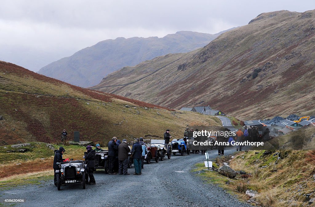 Vintage Cars Rally Tackles Lake District Fell