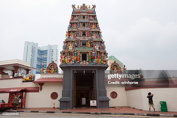 sri mariamman temple - sri mariamman tempel singapore stockfoto's en -beelden