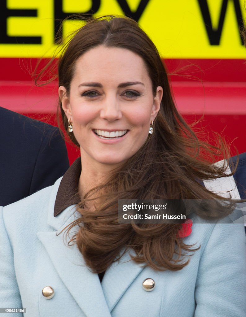 Duke & Duchess Of Cambridge Visit The Valero Pembroke Refinery