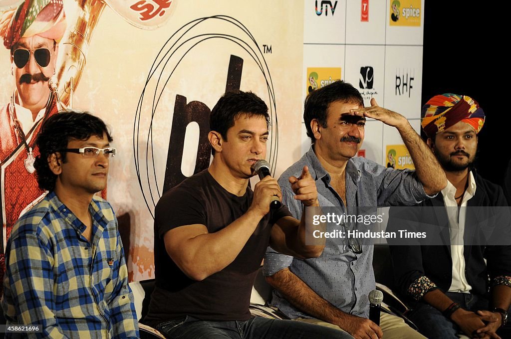 Bollywood Actor Aamir Khan Launches A Song Of Upcoming Movie PK