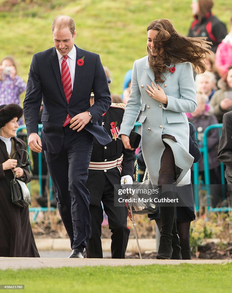 Duke & Duchess Of Cambridge Visit The Valero Pembroke Refinery