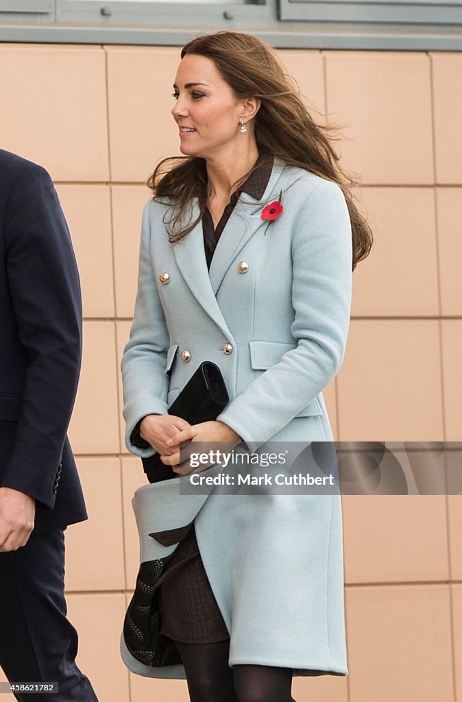 Duke & Duchess Of Cambridge Visit The Valero Pembroke Refinery