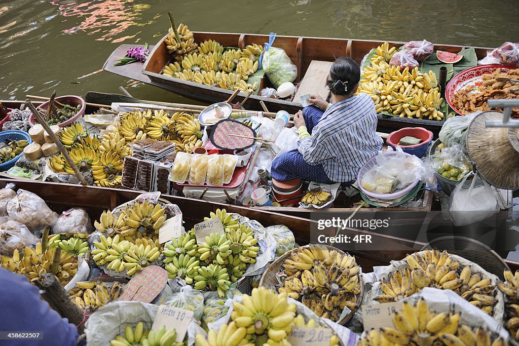 Fresh Fruits - Damnoen Saduak Floating Market, Thailand (XXXL)