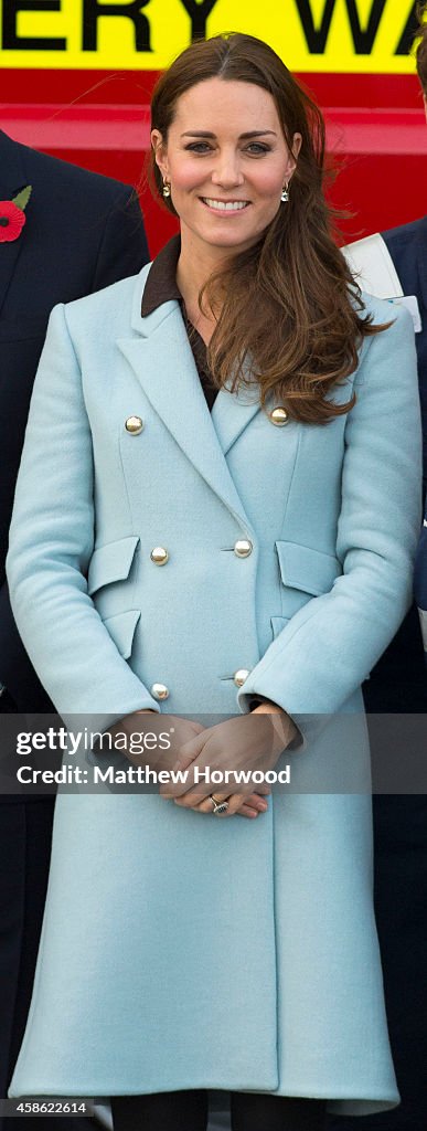 Duke & Duchess Of Cambridge Visit The Valero Pembroke Refinery