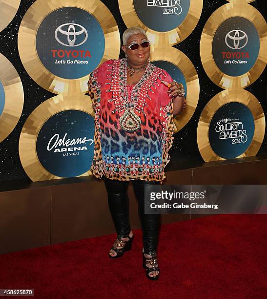 Actress Luenell arrives at the 2014 Soul Train Music Awards at the Orleans Areana on November 7, 2014 in Las Vegas, Nevada.