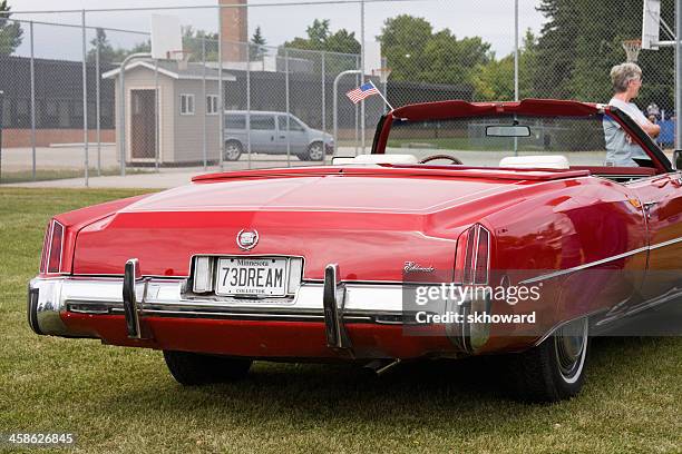 cadillac eldorado convertible - 1973 - cadillac eldorado stock pictures, royalty-free photos & images