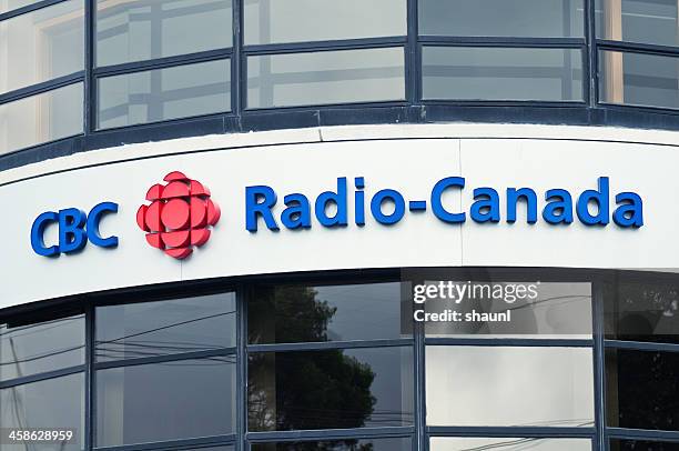 cbc de canadá - cbc and radio canada imagens e fotografias de stock