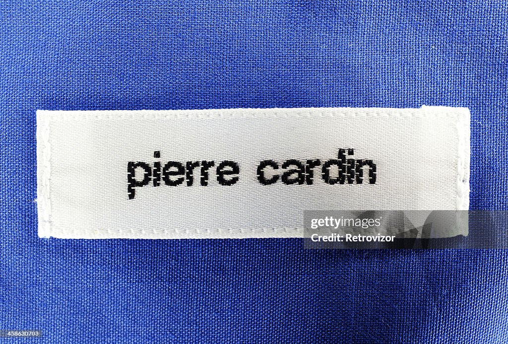 Pierre Cardin logo on shirt label