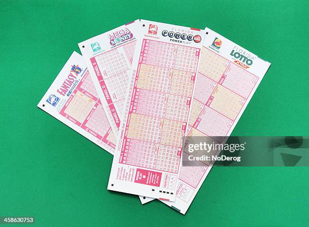 florida lotterie spielkarten - florida lottery stock-fotos und bilder