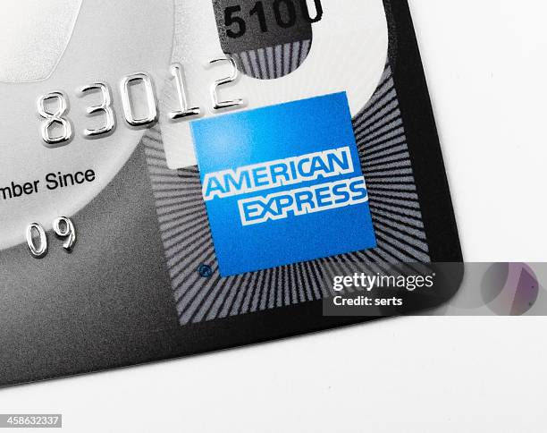 american express card - american express shop stock pictures, royalty-free photos & images