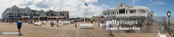 promenade – bethany beach, delaware, usa - bethany beach stock-fotos und bilder