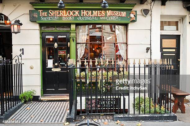 sherlock holmes museum - baker street stock-fotos und bilder