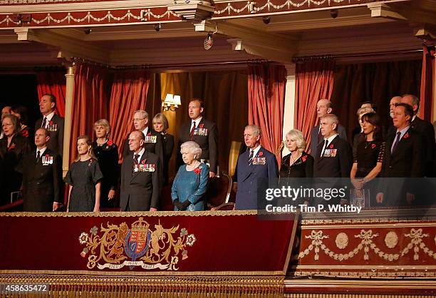 Prince Edward, Earl of Wessex, Sophie, Countess of Wessex, Prince Philip, Duke of Edinburgh, Queen Elizabeth II, Prince Charles, Prince of Wales,...