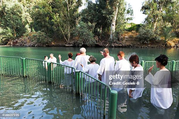 jordan river baptismal site - jordan bildbanksfoton och bilder