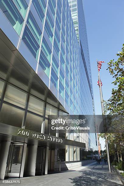 goldman sachs global headquarters nyc - goldman sachs stock pictures, royalty-free photos & images
