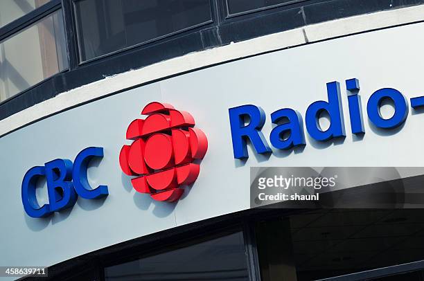 cbc de rádio - cbc and radio canada imagens e fotografias de stock