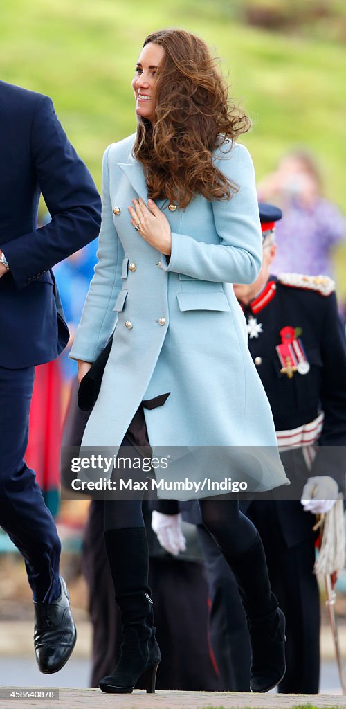 Duke & Duchess Of Cambridge Visit The Valero Pembroke Refinery