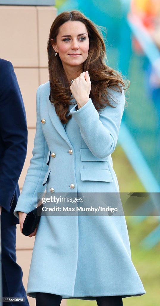 Duke & Duchess Of Cambridge Visit The Valero Pembroke Refinery