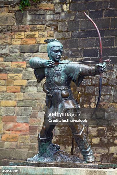 robin hood - nottingham stock pictures, royalty-free photos & images
