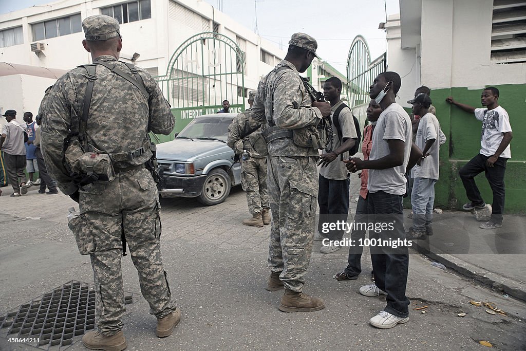 US Soldiers in Haiti