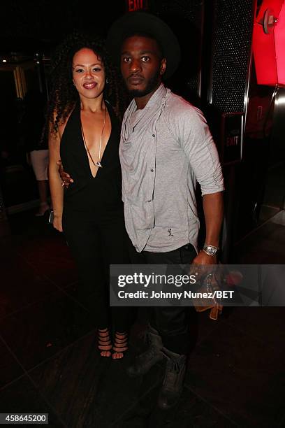 Elle Varner and Timothy attend The 2014 Soul Train Awards Post Reception presented by Centric on November 7 in Las Vegas, Nevada.