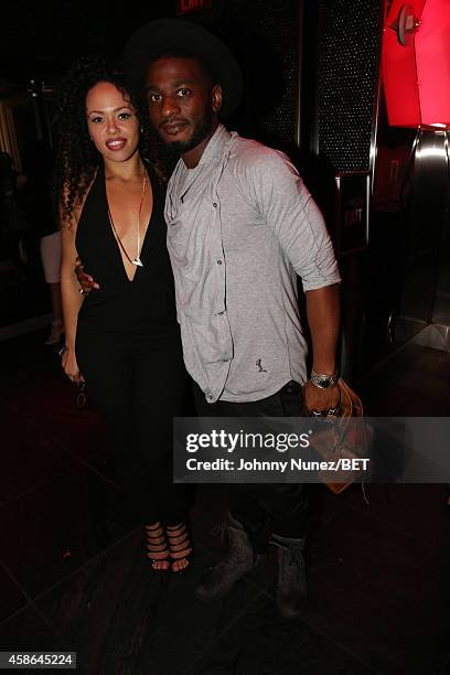 Elle Varner and Timothy attend The 2014 Soul Train Awards Post Reception presented by Centric on November 7 in Las Vegas, Nevada.