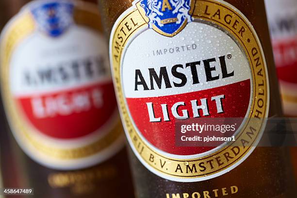 amstel light - amstel light beer stock-fotos und bilder