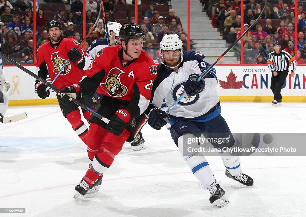 Winnipeg Jets v Ottawa Senators