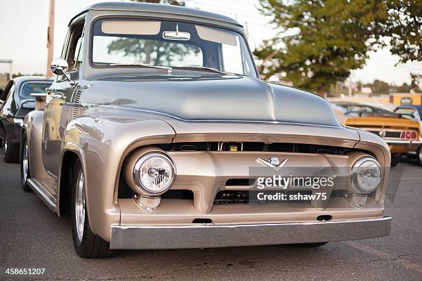 custom 1954 mercury v8 truck - mercury transit stock-fotos und bilder