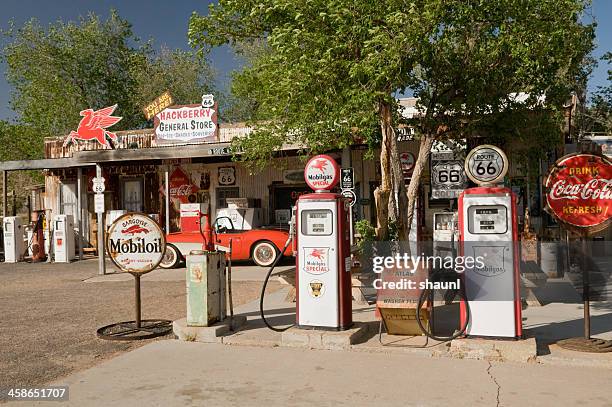 hackberry general store - route 66 stock pictures, royalty-free photos & images