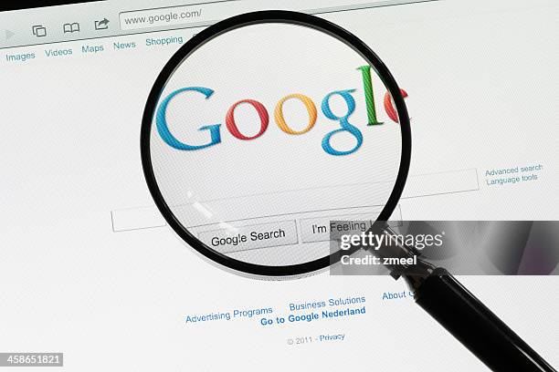 google - google search stockfoto's en -beelden