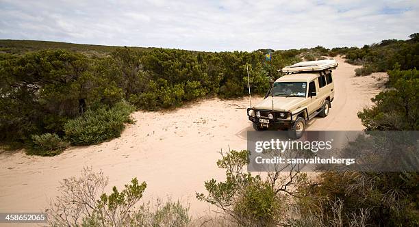 coffin bay off-road - four wheel drive stock pictures, royalty-free photos & images