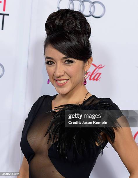 Actress Yvette Yates attends the screening of "Inherent Vice" during AFI FEST 2014 presented by Audi at the Egyptian Theatre on November 8, 2014 in...