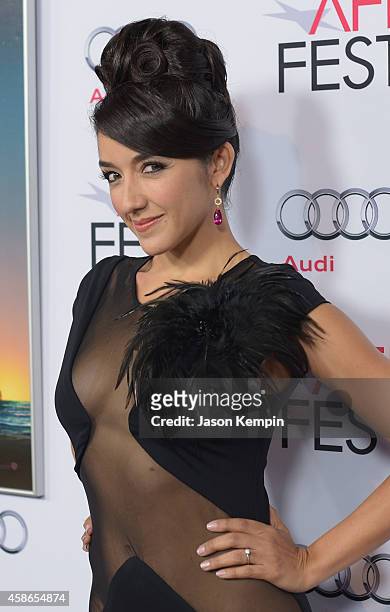 Actress Yvette Yates attends the screening of "Inherent Vice" during AFI FEST 2014 presented by Audi at the Egyptian Theatre on November 8, 2014 in...