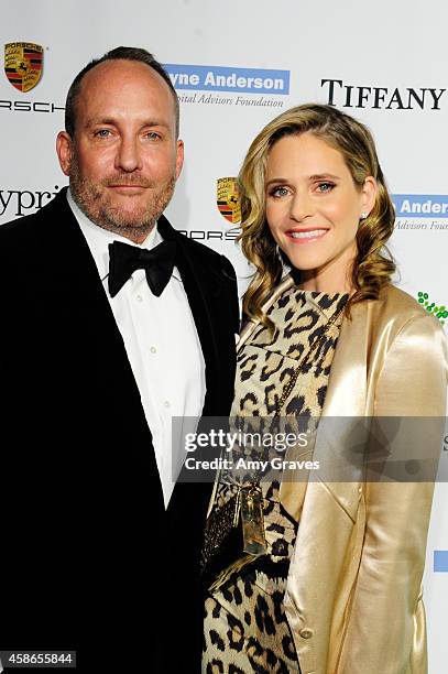 Producer Christopher Eberts and Kristin Eberts attend the 2014 Baby2Baby Gala, presented by Tiffany & Co. On November 8, 2014 in Culver City,...