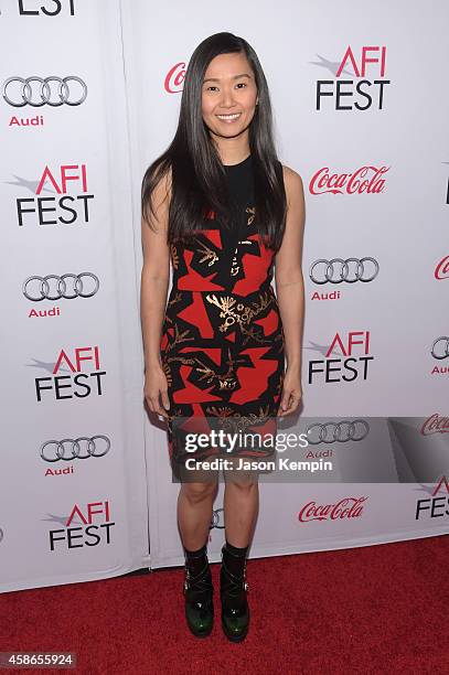 Actress Hong Chau attends the screening of "Inherent Vice" during AFI FEST 2014 presented by Audi at the Egyptian Theatre on November 8, 2014 in...