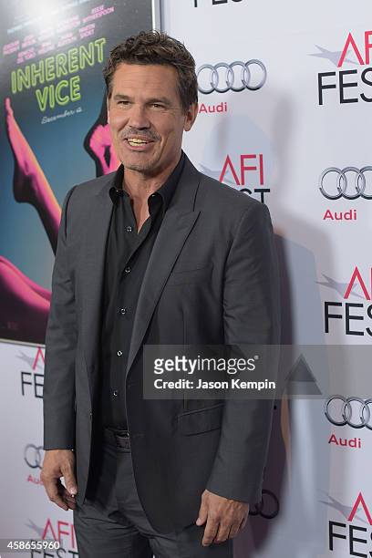 Actor Josh Brolin attends the screening of "Inherent Vice" during AFI FEST 2014 presented by Audi at the Egyptian Theatre on November 8, 2014 in...