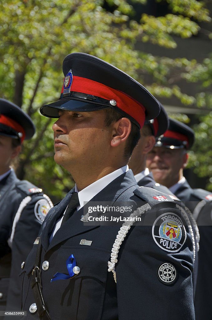 Toronto Policemen at NYPD Memorial ceremony, September 09, 2011, NYC