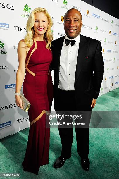 Producer Jennifer Lucas and comedian Byron Allen attend the 2014 Baby2Baby Gala, presented by Tiffany & Co. On November 8, 2014 in Culver City,...