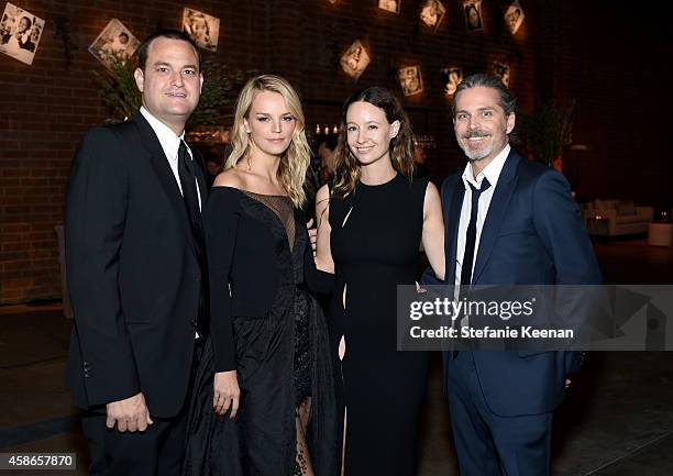 Producer Jamie Patricof, co-president of Baby2Baby Kelly Sawyer, event chair Jenni Kayne and Richard Ehrlich attend the 2014 Baby2Baby Gala,...