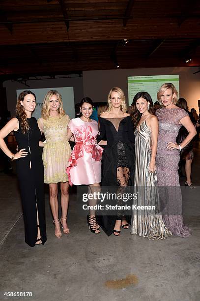 Event Chairs Jenni Kayne, Jackie Winnick, Sabina Nathanson, Kelly Sawyer, Norah Weinstein and Ali Taekman attend the 2014 Baby2Baby Gala, presented...