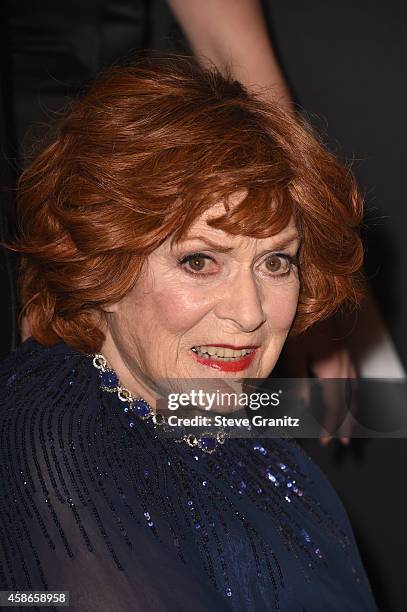 Honoree Maureen O'Hara attends the Academy Of Motion Picture Arts And Sciences' 2014 Governors Awards at The Ray Dolby Ballroom at Hollywood &...