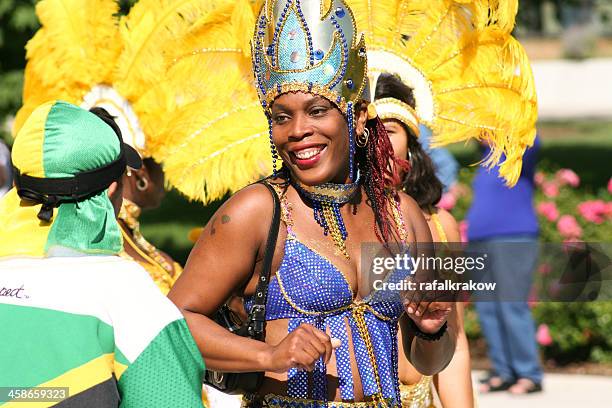 jamaica festival and parade in chicago - jamaica dance stock pictures, royalty-free photos & images