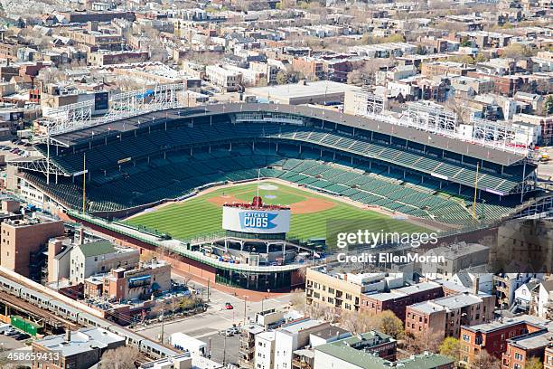 wrigley field - chicago cubs 個照片及圖片檔